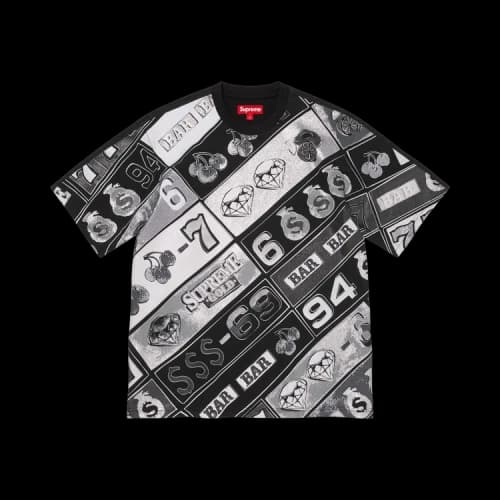 Supreme Slot Machine Short-Sleeve Top 'Black'