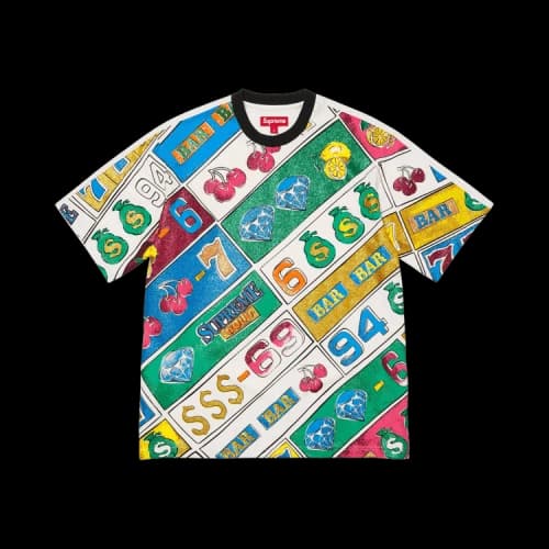 Supreme Slot Machine Short-Sleeve Top 'White'