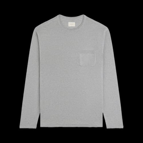 Aimé Leon Dore Long-Sleeve Knit Pocket Tee 'Skywriting'