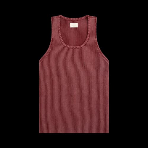 Aimé Leon Dore Stone Washed Knit Tank Top 'Henna'