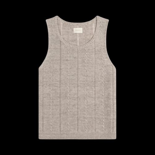 Aimé Leon Dore Pointelle Tank Top 'Natural'