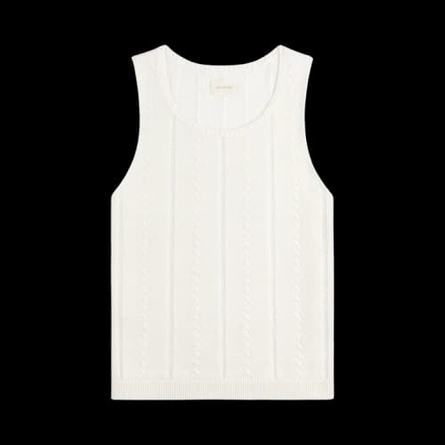 Aimé Leon Dore Pointelle Tank Top 'Pristine'