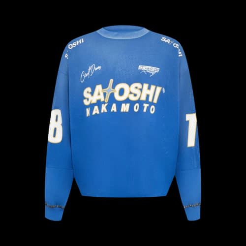 Satoshi Nakamoto Mesh Moto Jersey 'Blue'