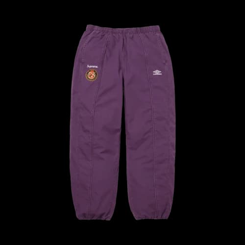 Supreme x Umbro Cotton Ripstop Track Pant 'Plum'