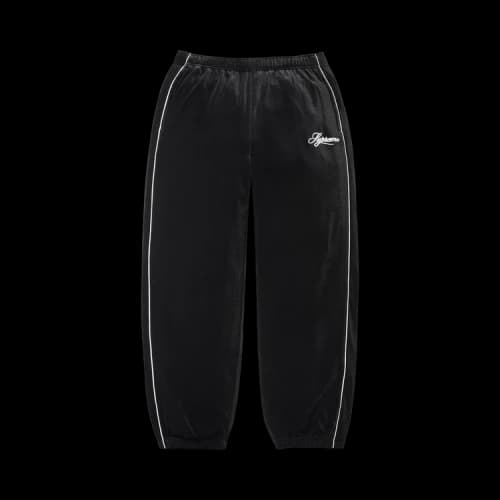 Supreme Velour Mesh Track Pant 'Black'