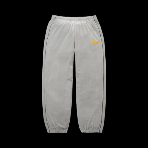 Supreme Velour Mesh Track Pant 'Silver'