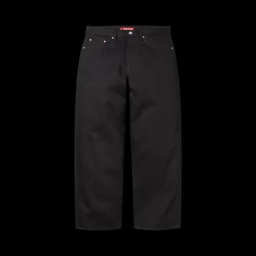 Supreme Baggy Selvedge Jean 'Rigid Black'