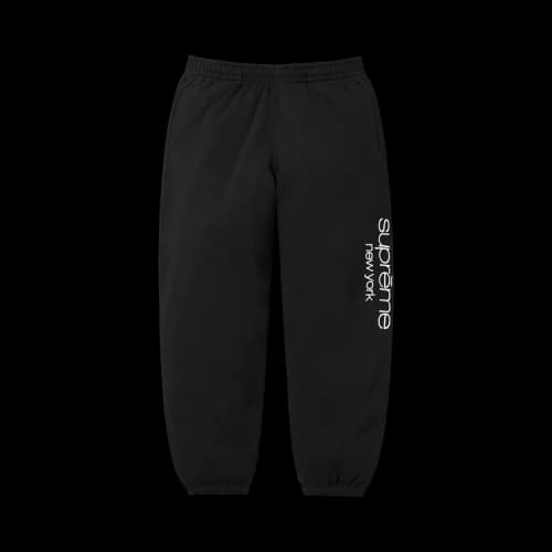 Supreme Classic Logo Sweatpant 'Black'