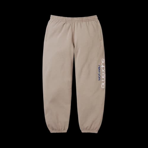 Supreme Classic Logo Sweatpant 'Taupe'