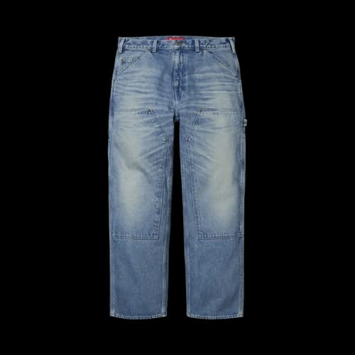Supreme Worn Double Knee Painter Pant 'Denim'