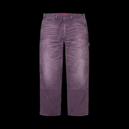Supreme Worn Double Knee Painter Pant 'Purple'