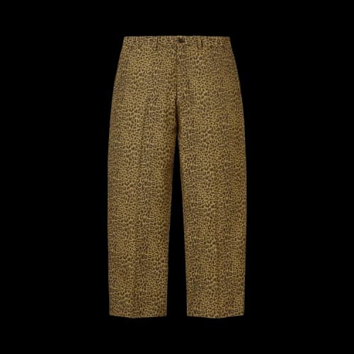 Supreme Leopard Wool Trouser 'Tan'