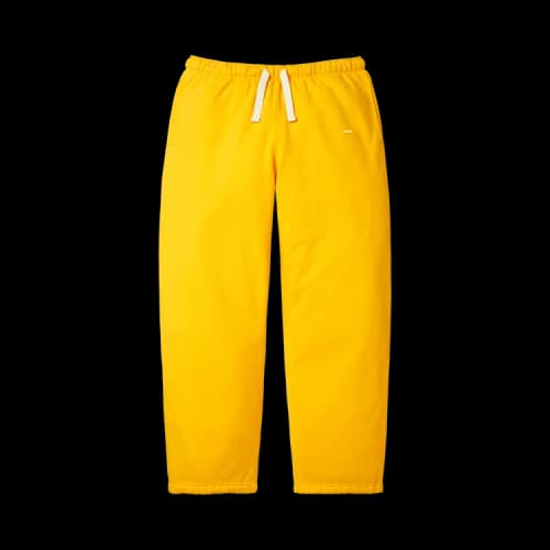 Supreme Small Box Drawstring Sweatpant 'Yellow'