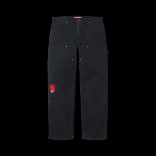 Supreme x Spitfire Double Knee Painter Pant 'Black'