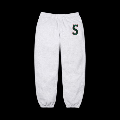 Supreme Devil S Logo Sweatpant 'Ash Grey'