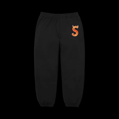 Supreme Devil S Logo Sweatpant 'Black'