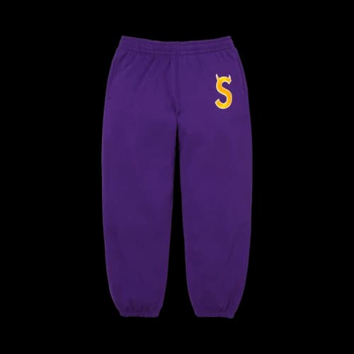 Supreme Devil S Logo Sweatpant 'Purple'
