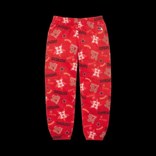 Supreme x Mitchell & Ness Teams Sweatpant 'Red'