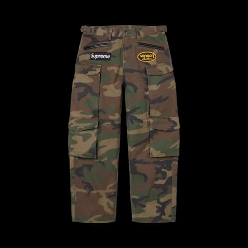 Supreme x Vanson Leathers Cordura Pant 'Woodland Camo'