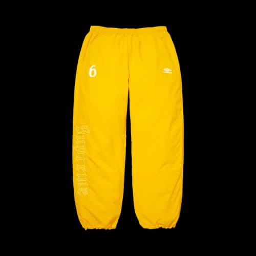 Supreme x Umbro Rhinestone Track Pant 'Yellow'