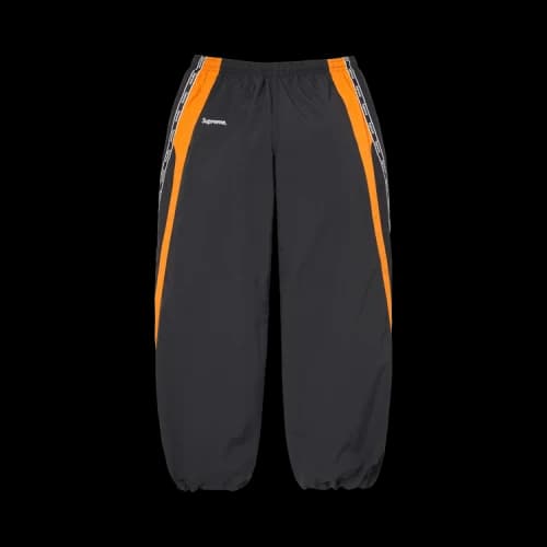 Supreme Logo Taping Track Pant 'Orange'