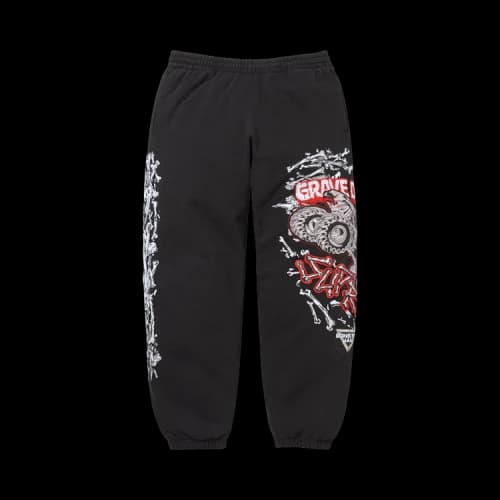 Supreme Monster Jam Grave Digger Bones Sweatpant 'Black'
