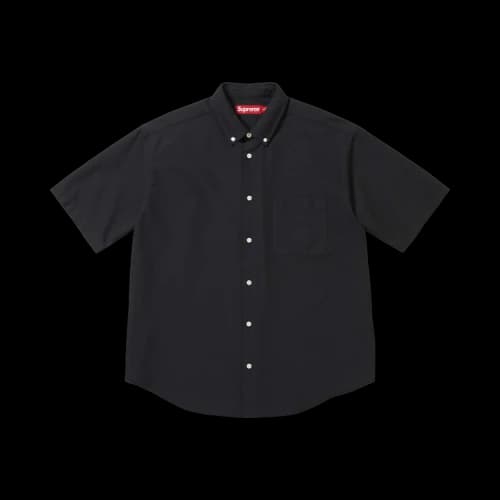 Supreme Loose Fit Oxford Short-Sleeve Shirt 'Black'