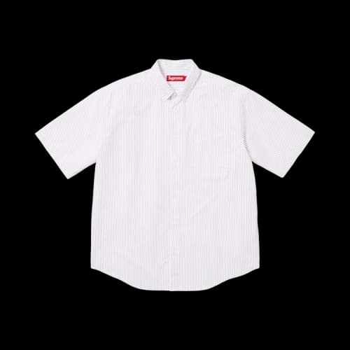 Supreme Loose Fit Oxford Short-Sleeve Shirt 'Stripe'