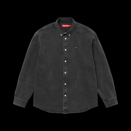 Supreme Small Box Denim Shirt 'Black'