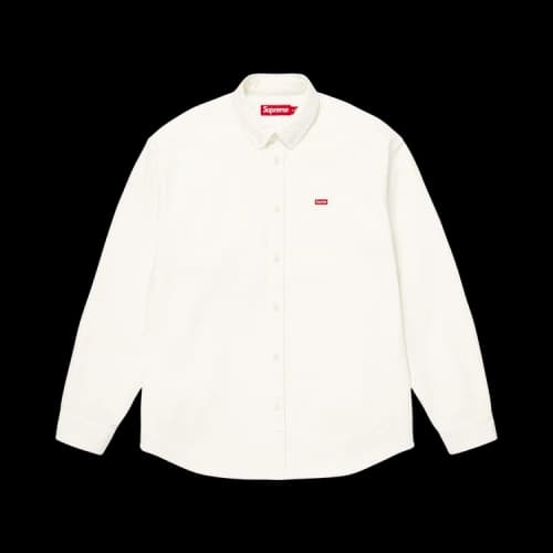 Supreme Small Box Denim Shirt 'White'