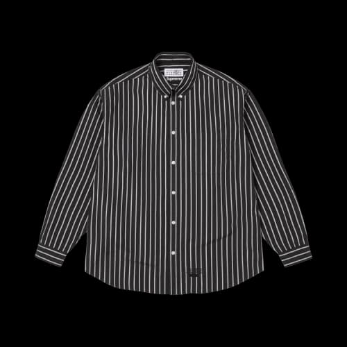 Supreme x MM6 Maison Margiela Stripe Shirt 'Black'