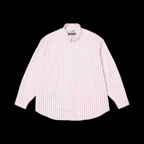Supreme x MM6 Maison Margiela Stripe Shirt 'White'