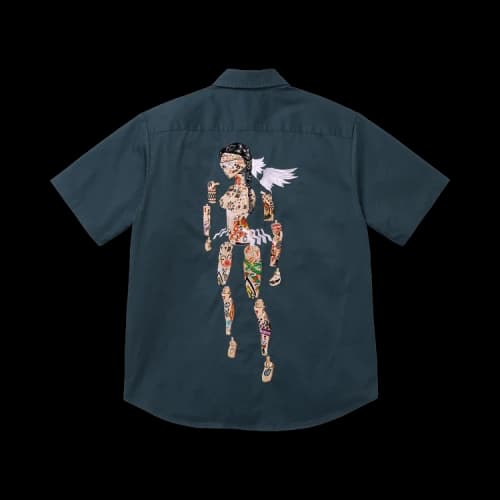 Supreme Aoi Cyborg Short-Sleeve Work Shirt 'Navy'