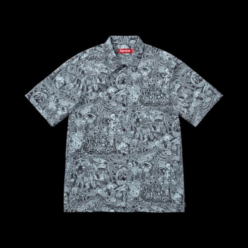 Supreme Wombat Short-Sleeve Shirt 'Blue'