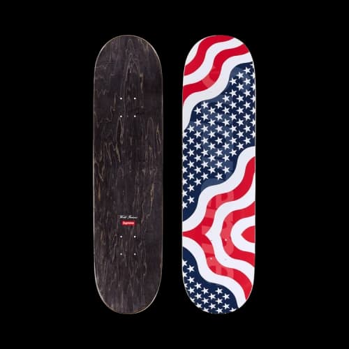 Supreme Flag Skateboard 'Multicolor 8.25 x 32'