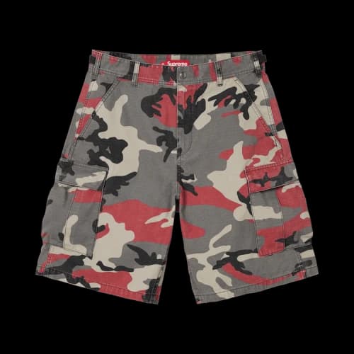 Supreme Cargo Short 'Red Camo'