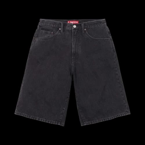 Supreme Baggy Denim Short 'Black'