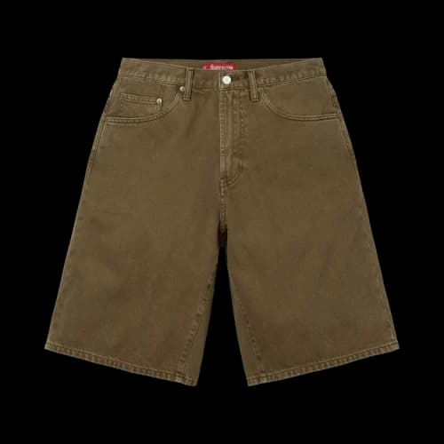 Supreme Baggy Denim Short 'Olive'