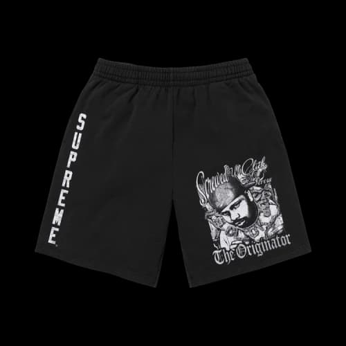 Supreme x Dj Screw Sweatshort 'Black'