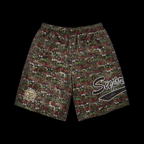 Supreme Floral Jacquard Short 'Black'