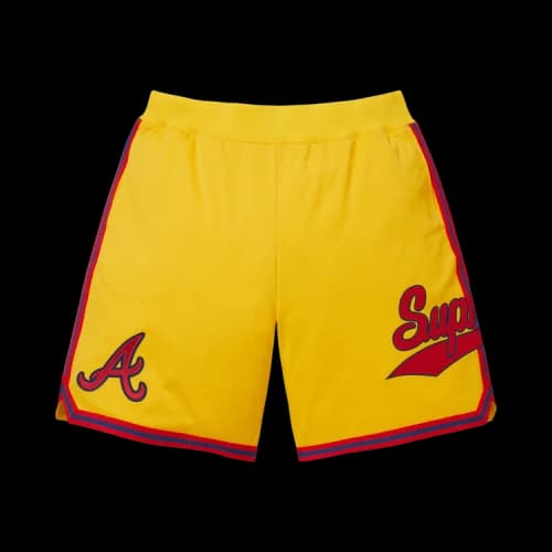 Supreme x Mitchell & Ness Teams Short 'Yellow'