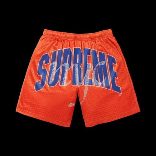 Supreme Rhinestone Mesh Short 'Orange'