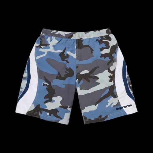 Supreme Paneled Water Short 'Blue Camo'