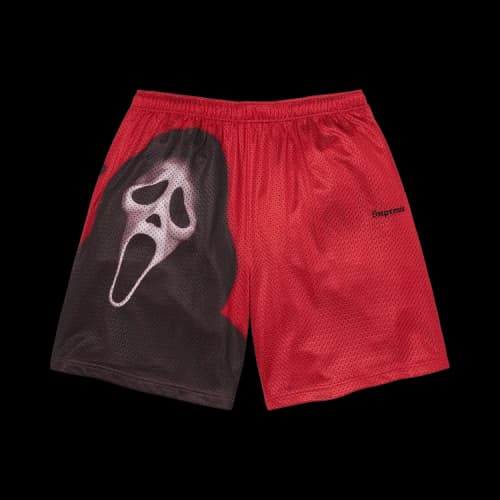 Supreme Ghostface Mesh Short 'Red'