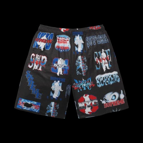 Supreme Flash Mesh Short 'Black'