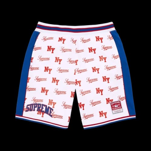 Supreme x Mitchell & Ness Monogram Short 'White'