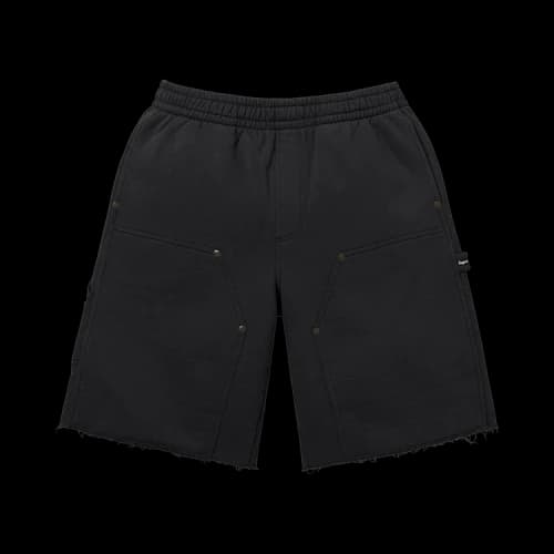 Supreme Double Knee Painter Sweatshort 'Black'
