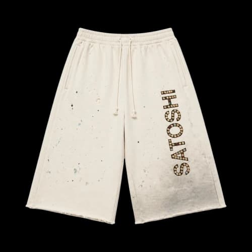 Satoshi Nakamoto Drifter Sweatshorts 'White'