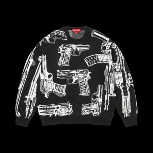 Supreme Guns Sweater 'Black'