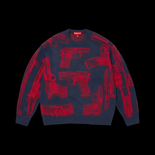 Supreme Guns Sweater 'Navy'